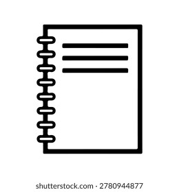Minimalist Sticky Note Silhouette Icon Vector