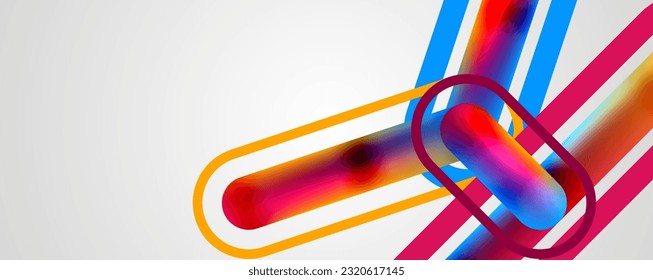 Minimalist straight line abstract background. Vector Illustration For Wallpaper, Banner, Background, Card, Book Illustration, landing page