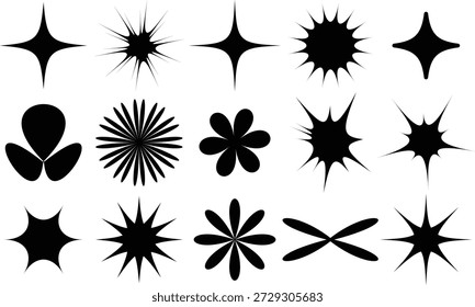 Ilustraciones Minimalistas De Trazo Que Incluyen Círculos Cuadrados Triángulos Y Formas Polígono