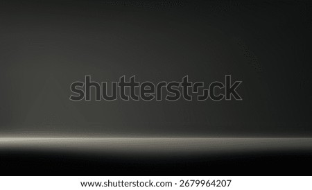 minimalist studio room interior with dark background and soft gradient light on the floor modern architecture detail creates dramatic atmosphere ideal for contemporary design decoration and display