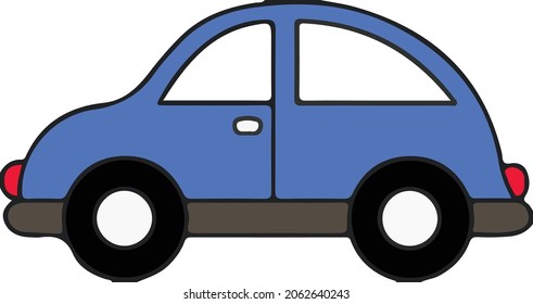 minimalist style car vector illustration