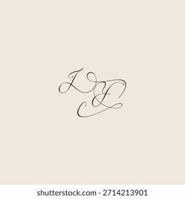minimalist style curve monogram elegant concept logo letter initial royal design IY