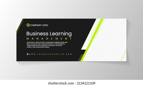 Minimalist style design banner template for promotion your business or product