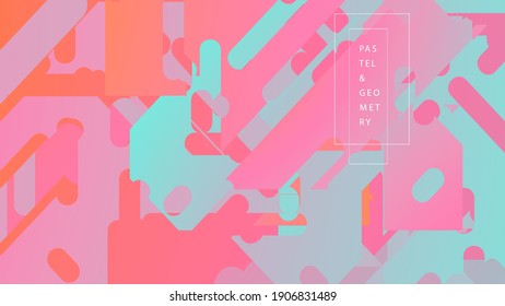 Minimalist style gradient art background, website landing page design. Beauty and fashion concept soft, smooth lines abstract background. Web banner, brochure, flyer cover design.