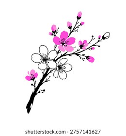 Ilustración vectorial estilizada minimalista