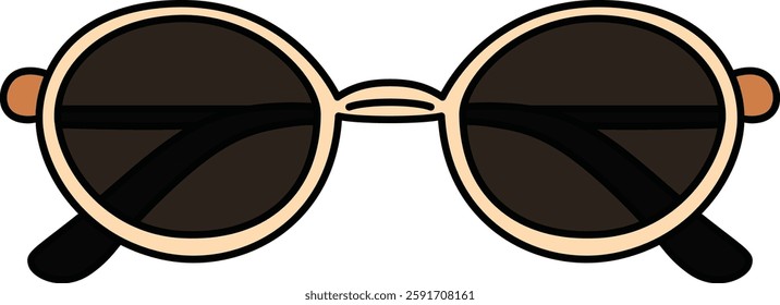 Minimalist sunglasses design, capturing chic and trendy styles for fashion and accessory projects.