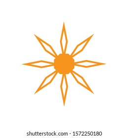 Minimalist Sunny Flower Company Logo