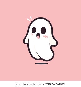 minimalist symbolic logo design cartoon Gho 2