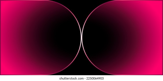 Minimalistische Symmetrie Gradienten viva magenta Hintergrund. Premium-Bildschirmhintergrund für Poster, Präsentation, Website. Minimalistisch abstrakter, tiefroter Hintergrund.