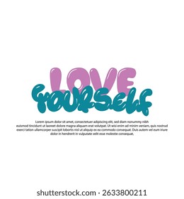 Minimalist t shirt design with slogan text inspiration. streetwear design graphic.