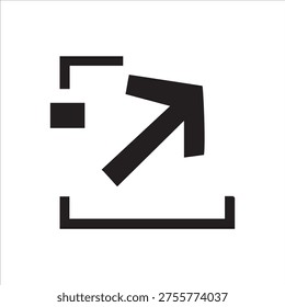 Minimalist tab icon vector illustration