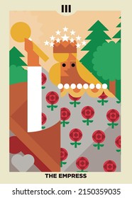 minimalist tarot card 3 the empress