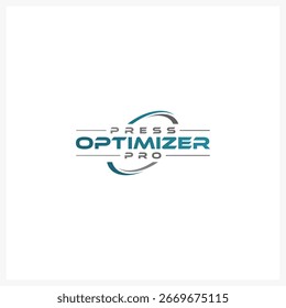 Crachá minimalista de soluções técnicas e de TI, logotipo abstrato do loop infinito