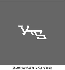 minimalista estilo techno monograma moderno logotipo letra inicial design conceito de esportes KS