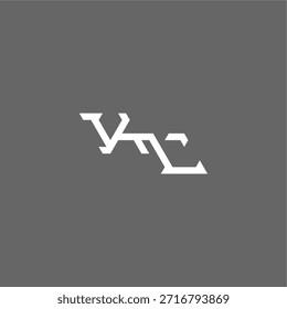estilo techno minimalista monograma moderno logotipo letra inicial design conceito de esportes KL