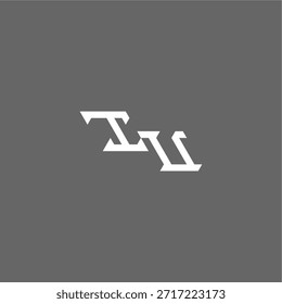 minimalista estilo techno monograma moderno logotipo letra inicial design de conceito de esportes IU