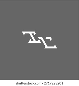 minimalista estilo techno monograma logotipo moderno letra inicial concepto de deporte electrónico diseño IL