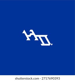 minimalist techno style monogram modern logo letter initial esport concept design HD