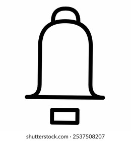 Icono de Tecnología minimalista en negro