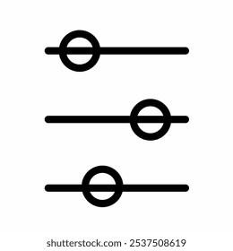 Minimalist Technology Icon in Black