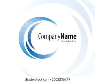 Minimalist Technology vector logo. Modern Technology vector logo. C abstract logo design vector. Modern Initial Letter C Circle Circular Central Core Connection Technology logo design.