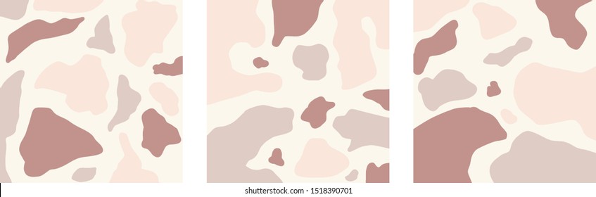 Minimalist terrazo layout design,
flat scenery postcard,nordic scandinavian design,poster set of 3
pebbles riverbed brown red burgundy beige
