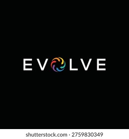 minimalist text evolve logo design inspiration
