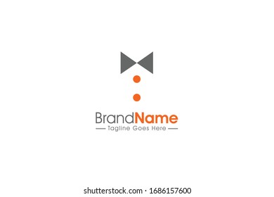 minimalist texudo or tie for professional services logo