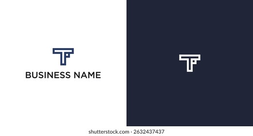 Minimalist TF Monogram Logo – Modern and Elegant Branding Design for Business Identity
