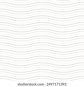 Minimalist Thin Wavy Line Pattern Background Seamless. The elegant and understated pattern adds a touch of sophistication and versatility to any creative work.