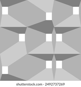 Minimalist three-dimensional plane vector illusion for modern interior	