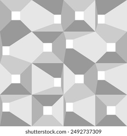 Minimalist three-dimensional plane vector illusion for modern interior	