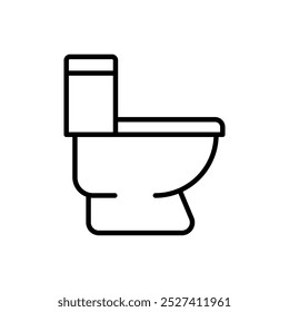 minimalist toilet or restroom icon, simple and clean icon template