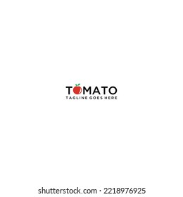 Tomatenschrift mit einer Tomate statt des Buchstabens o.