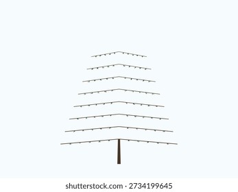Diseño árbol minimalista con