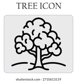 Minimalistisches Baum-Symbol, Vektorgrafik, perfekt für umweltfreundliches Branding, Naturlogos, Umweltprojekte, Nachhaltigkeitsgrafiken und modernes digitales Design.