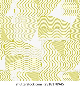 Patrón abstracto de moda minimalista. Moderno vector del doodle de la línea de diversión sin fisuras. Fondo de arte creativo y abstracto para niños o diseño moderno con formas básicas. Garabato simple
