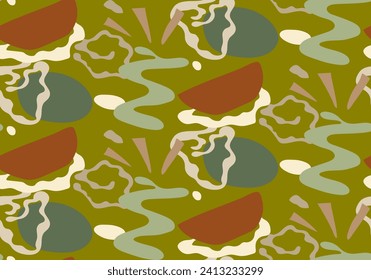 Patrón abstracto de moda minimalista. Plantilla vectorial moderna para el diseño. Patrón sin foco.