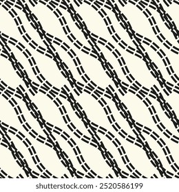 Minimalist trendy abstract print set. Line art black and white illustrations. Modern vector template for design.