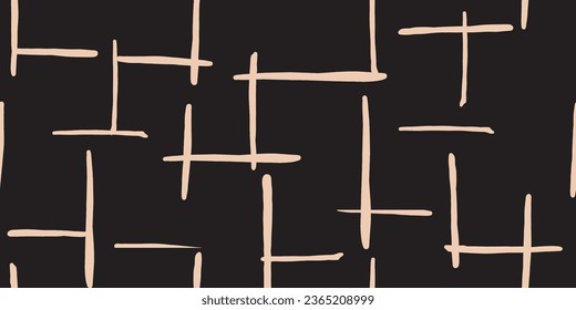  Patrón abstracto de moda minimalista sin fisuras. Ilustraciones de arte en línea. Plantilla vectorial moderna para el diseño.