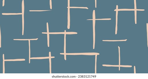  Patrón abstracto de moda minimalista sin fisuras. Ilustraciones de arte en línea. Plantilla vectorial moderna para el diseño.
