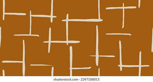  Minimalist trendy abstract seamless pattern. Line art illustrations. Modern vector template for design.
