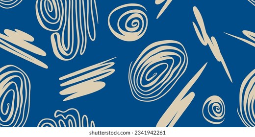 Minimalist trendy artistic line art pattern. Modern black and white vector template for design.

