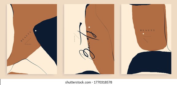 Minimalist trendy universal background templates. Good for cover, invitation, banner, placard, brochure, poster, card, flyer and other.