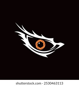 Minimalist Tribal Gaming Logo Vector Illustration