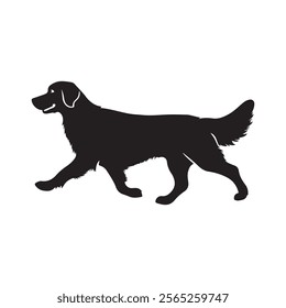 A Minimalist Tribute to Golden Retriever.