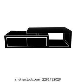 minimalist tv table is beautiful to look at in the living room