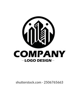Minimalist type creative business logo template