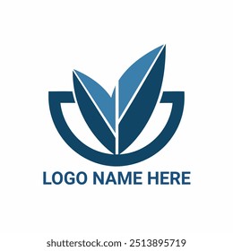 Vector de Plantilla de logotipo de negocio creativo de tipo minimalista