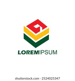 Modelo de logotipo comercial criativo de tipo minimalista